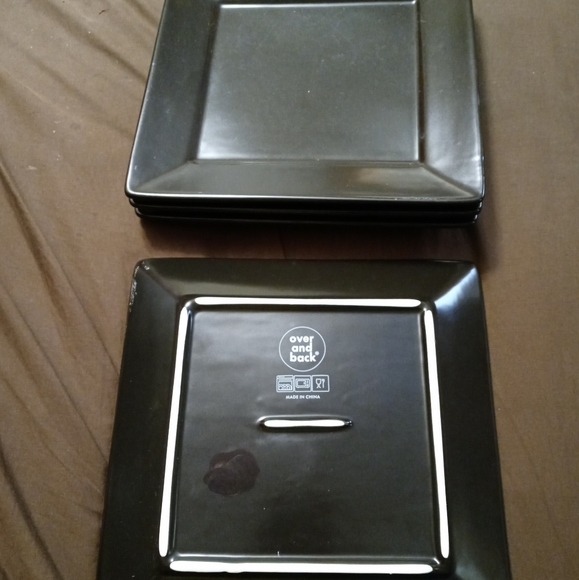 🍱 CLOSEOUT SALE!!! OVER & BACK 8" DINNER PLATES 🍜NICE GIFTING!!!🎁 - Picture 3 of 4